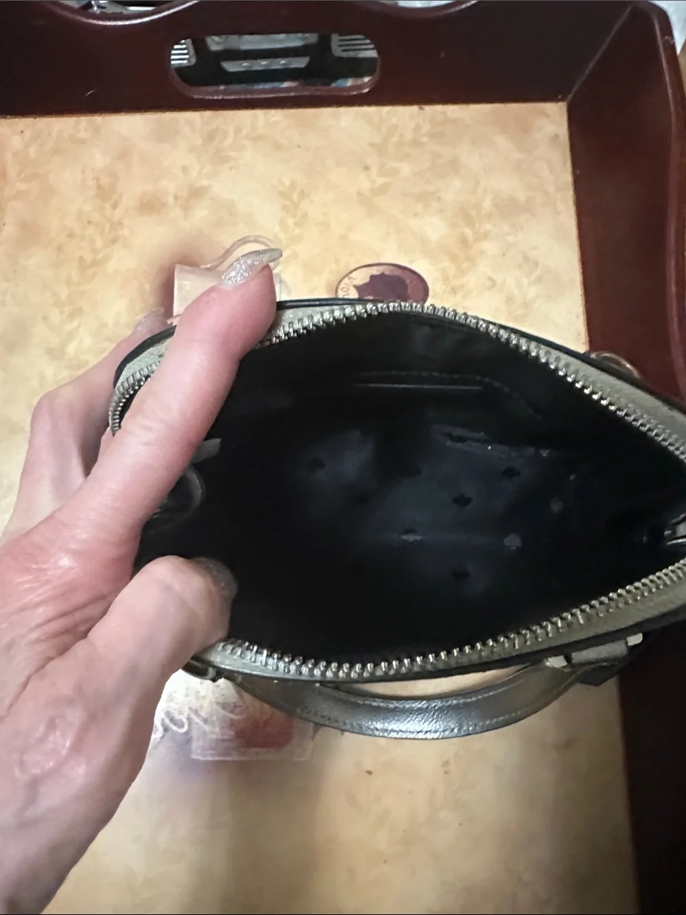 kate spade shiny metallic